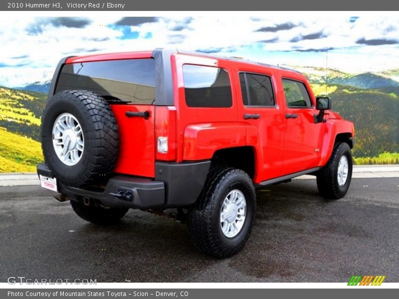 Victory Red / Ebony 2010 Hummer H3