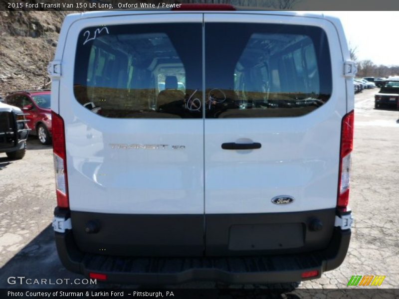 Oxford White / Pewter 2015 Ford Transit Van 150 LR Long