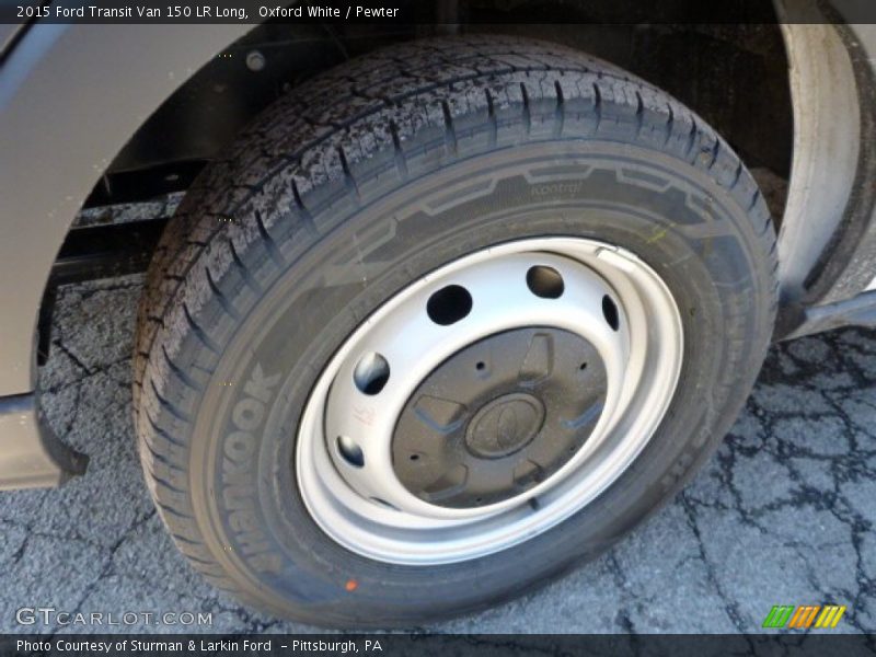 Oxford White / Pewter 2015 Ford Transit Van 150 LR Long