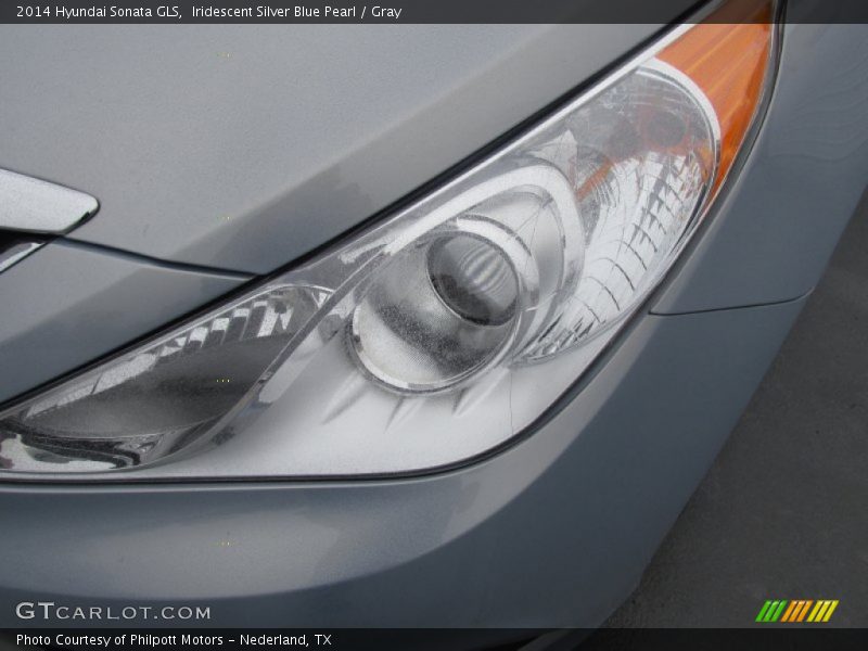 Iridescent Silver Blue Pearl / Gray 2014 Hyundai Sonata GLS