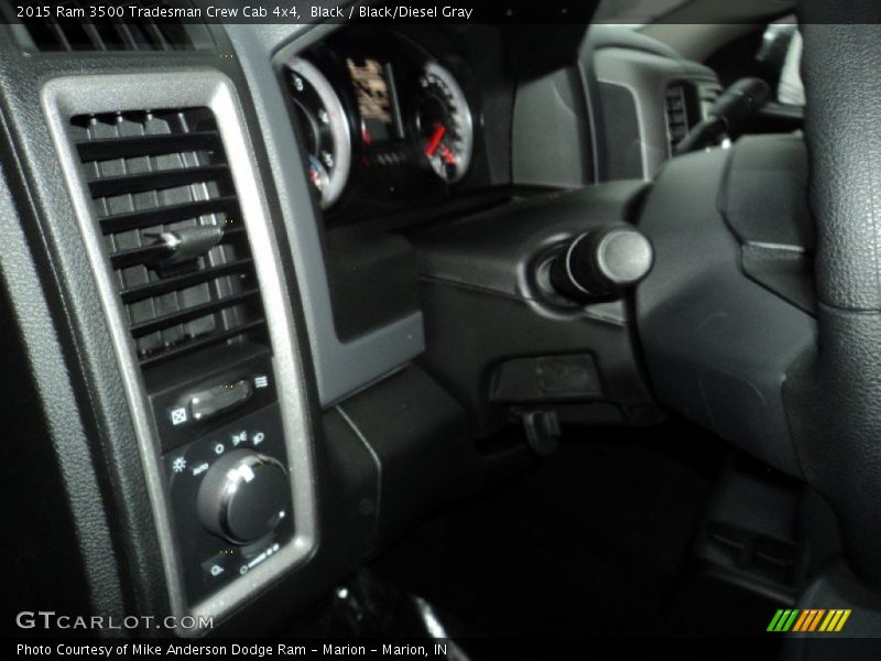 Black / Black/Diesel Gray 2015 Ram 3500 Tradesman Crew Cab 4x4