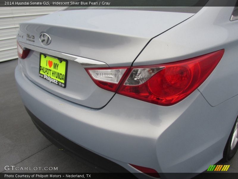 Iridescent Silver Blue Pearl / Gray 2014 Hyundai Sonata GLS