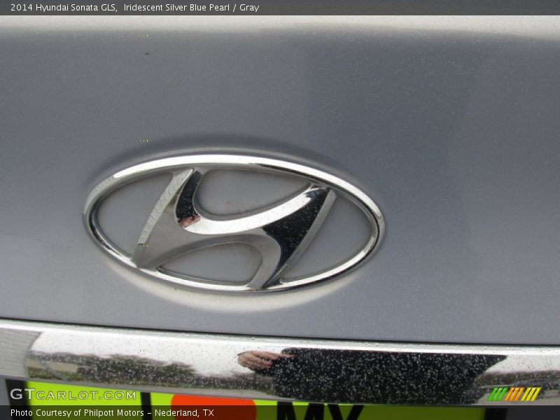 Iridescent Silver Blue Pearl / Gray 2014 Hyundai Sonata GLS