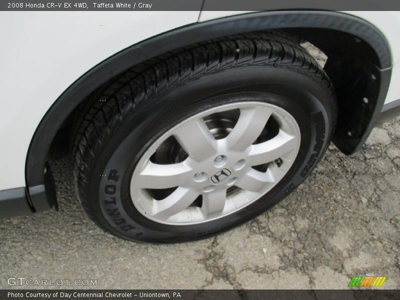 Taffeta White / Gray 2008 Honda CR-V EX 4WD