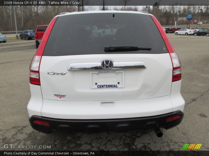 Taffeta White / Gray 2008 Honda CR-V EX 4WD