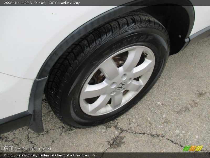 Taffeta White / Gray 2008 Honda CR-V EX 4WD