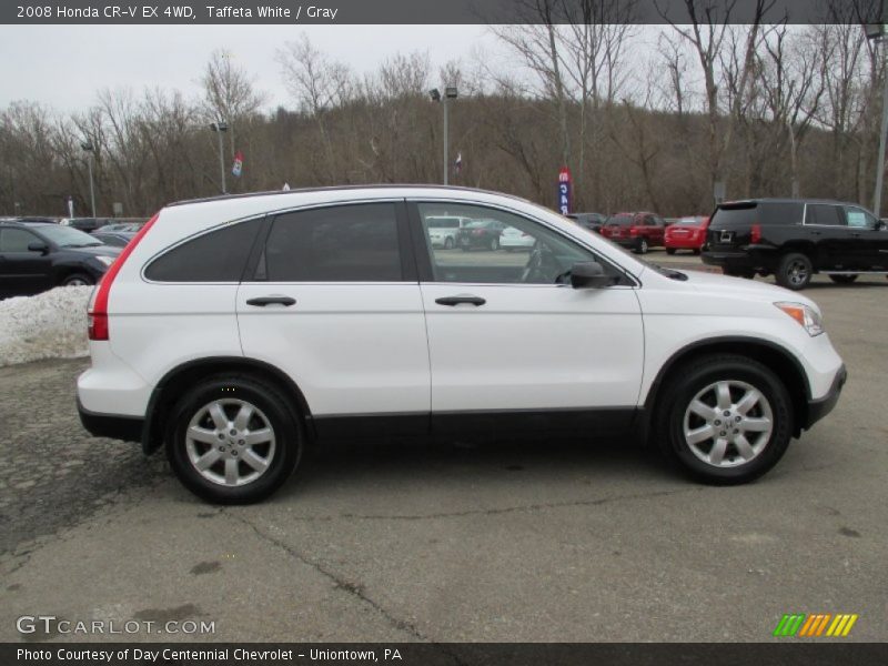 Taffeta White / Gray 2008 Honda CR-V EX 4WD