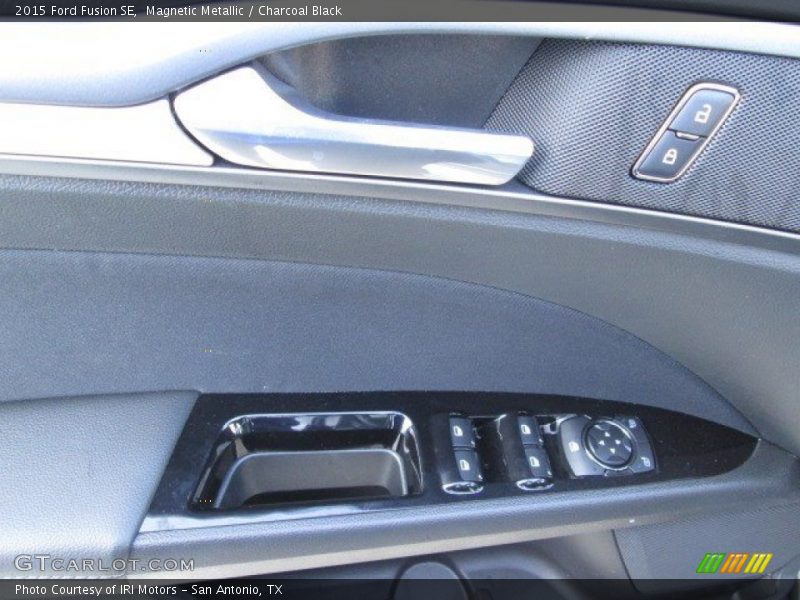 Magnetic Metallic / Charcoal Black 2015 Ford Fusion SE