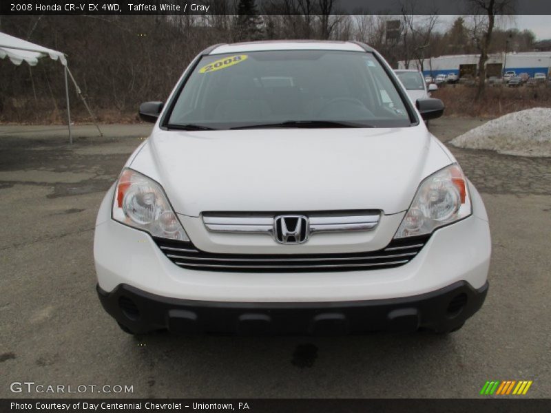 Taffeta White / Gray 2008 Honda CR-V EX 4WD