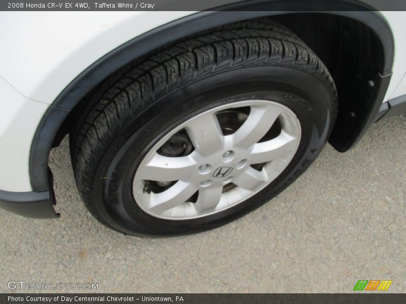 Taffeta White / Gray 2008 Honda CR-V EX 4WD