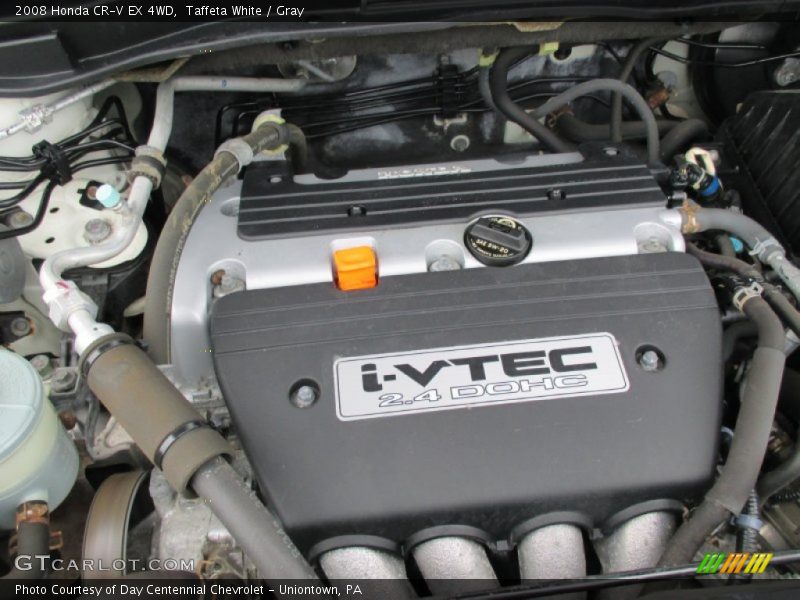 Taffeta White / Gray 2008 Honda CR-V EX 4WD