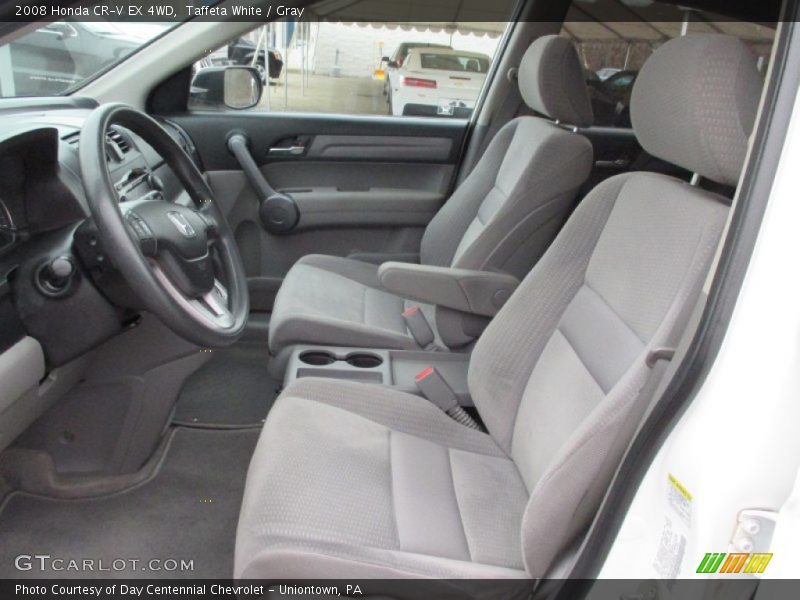 Taffeta White / Gray 2008 Honda CR-V EX 4WD