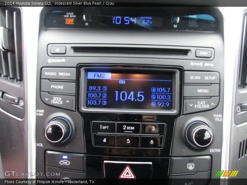 Iridescent Silver Blue Pearl / Gray 2014 Hyundai Sonata GLS