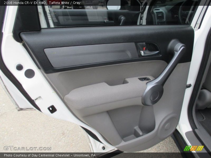 Taffeta White / Gray 2008 Honda CR-V EX 4WD