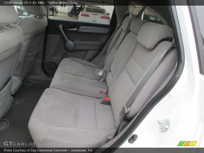 Taffeta White / Gray 2008 Honda CR-V EX 4WD