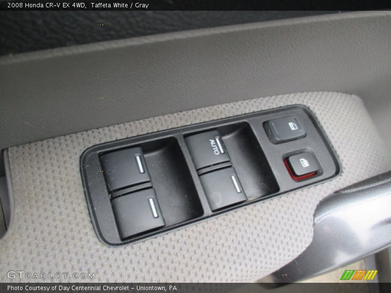 Taffeta White / Gray 2008 Honda CR-V EX 4WD