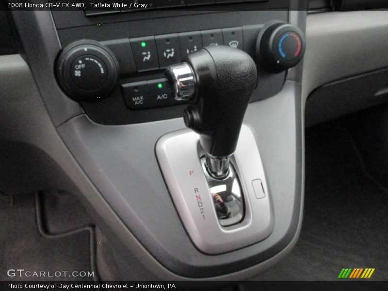 Taffeta White / Gray 2008 Honda CR-V EX 4WD