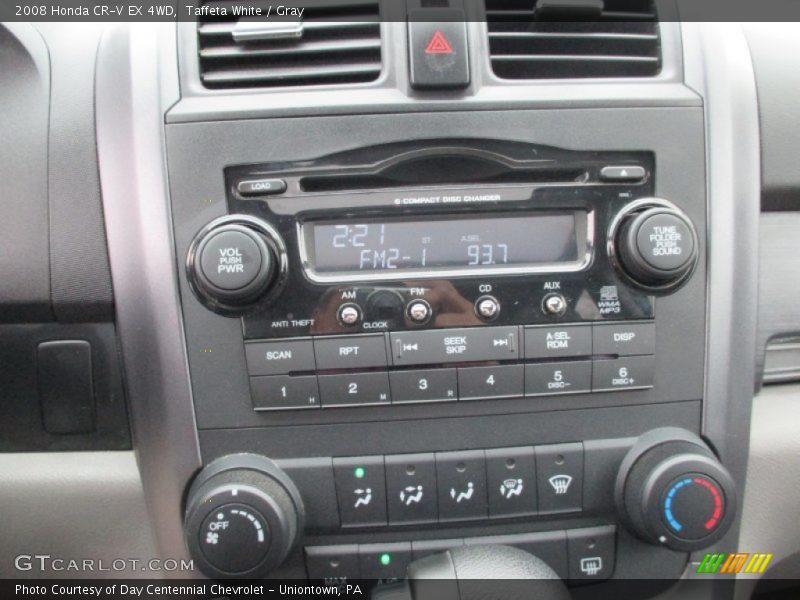 Taffeta White / Gray 2008 Honda CR-V EX 4WD