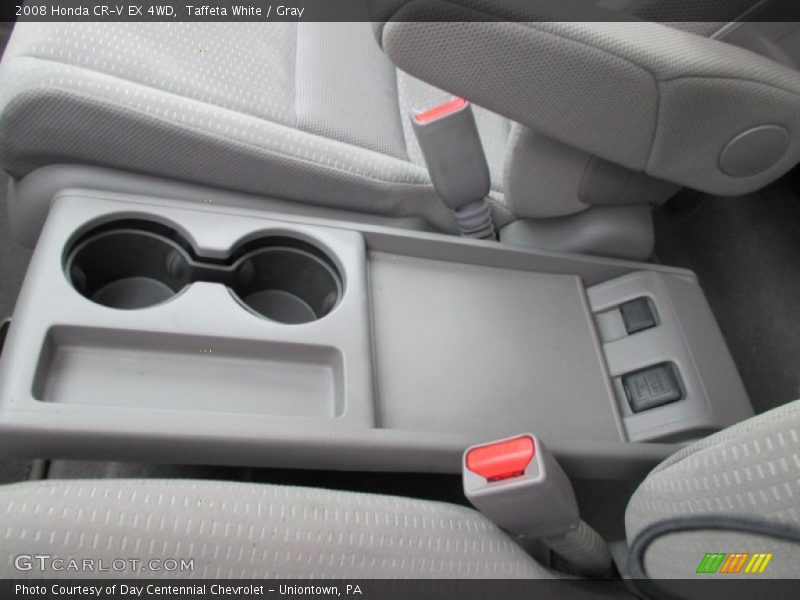 Taffeta White / Gray 2008 Honda CR-V EX 4WD