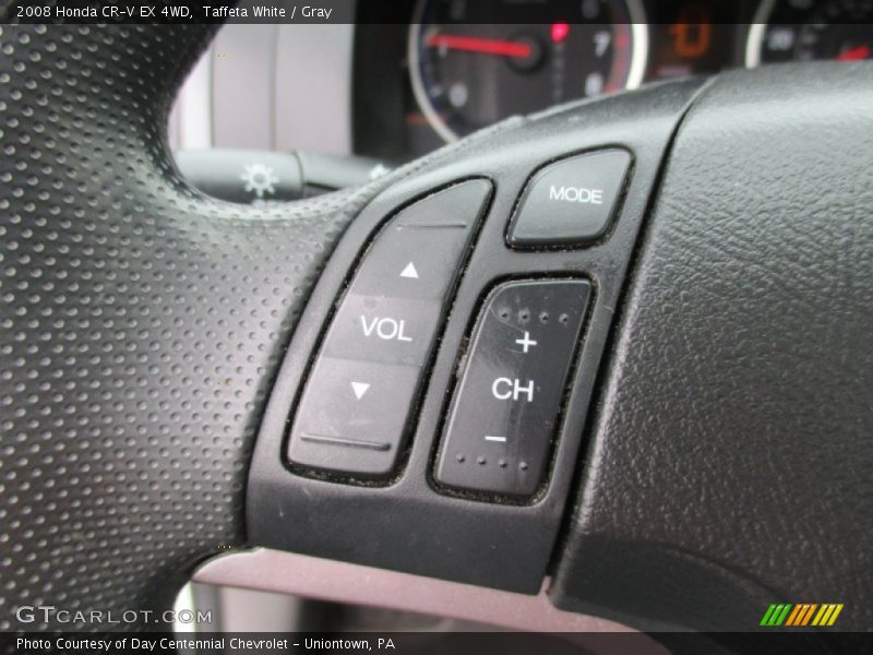 Taffeta White / Gray 2008 Honda CR-V EX 4WD
