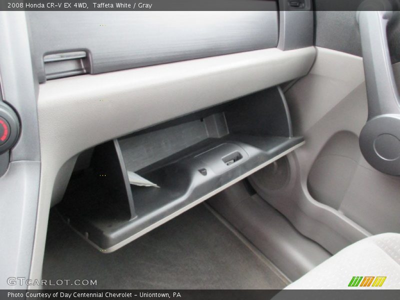 Taffeta White / Gray 2008 Honda CR-V EX 4WD