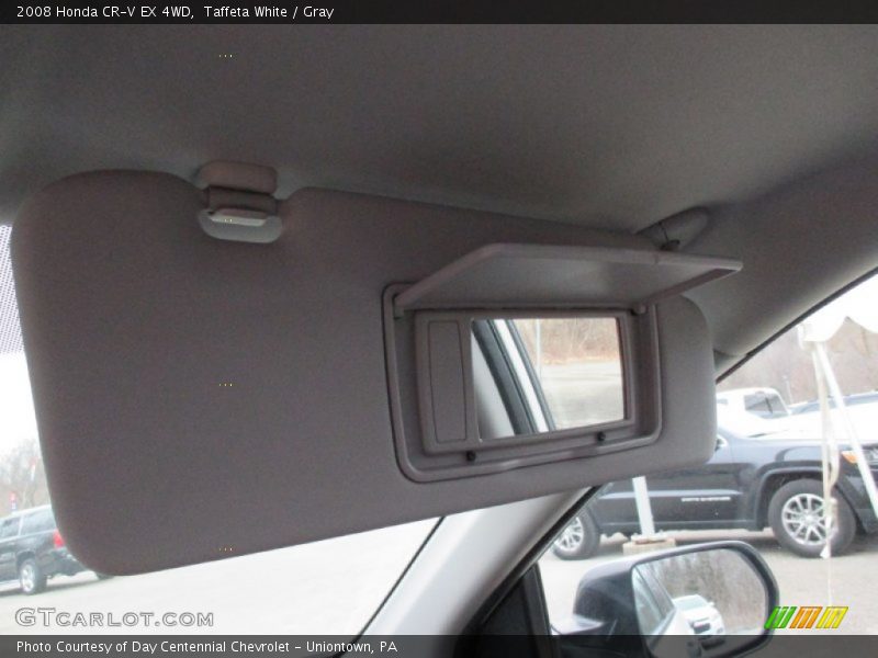 Taffeta White / Gray 2008 Honda CR-V EX 4WD