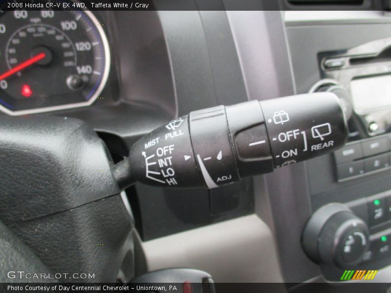 Taffeta White / Gray 2008 Honda CR-V EX 4WD