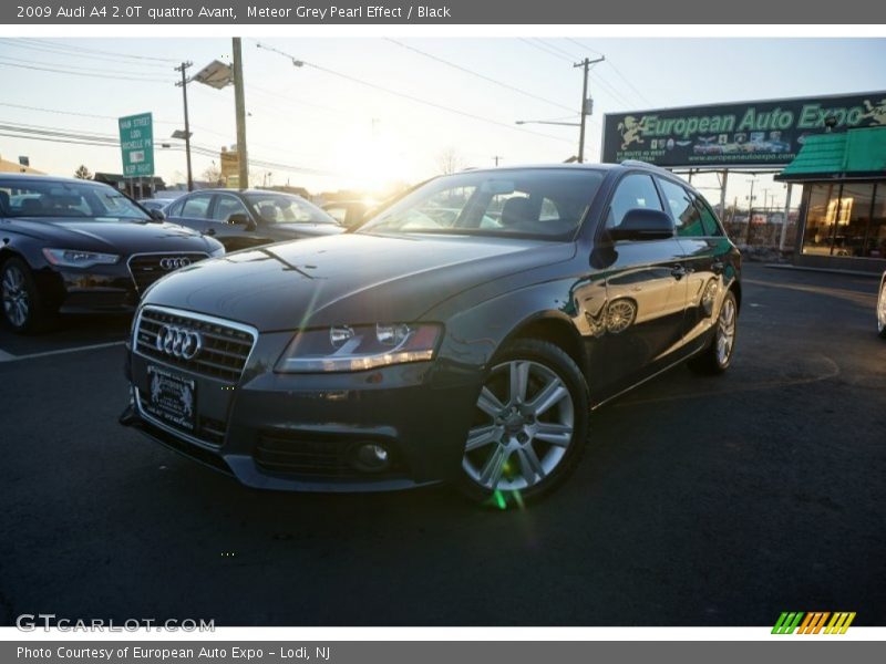 Meteor Grey Pearl Effect / Black 2009 Audi A4 2.0T quattro Avant