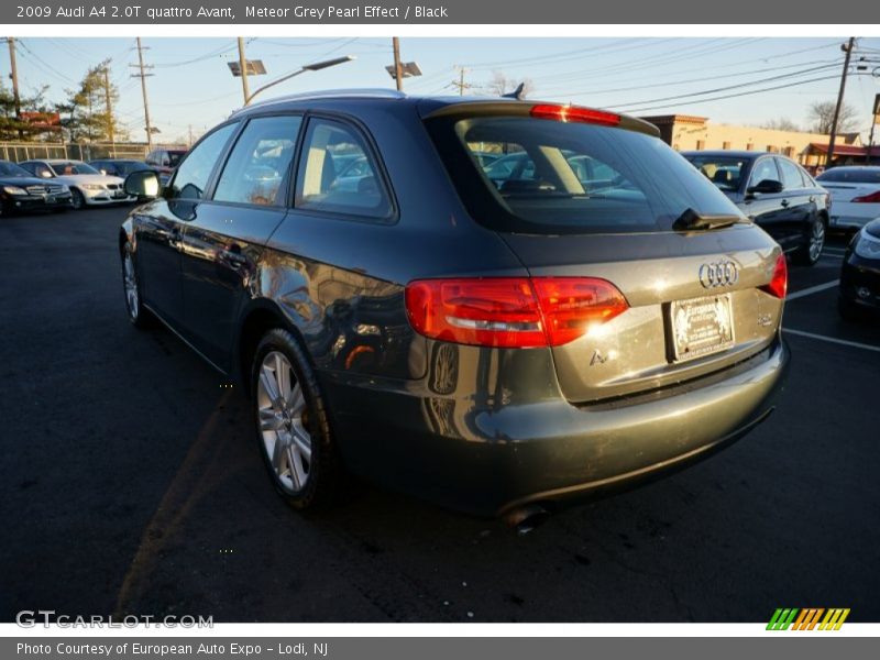 Meteor Grey Pearl Effect / Black 2009 Audi A4 2.0T quattro Avant