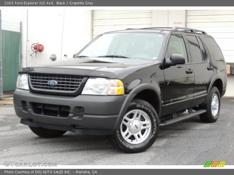 Black / Graphite Grey 2003 Ford Explorer XLS 4x4