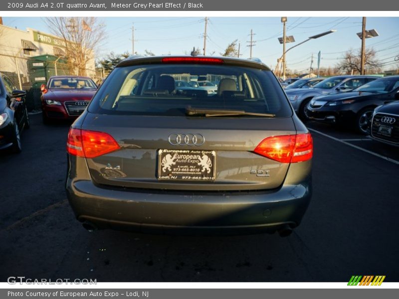 Meteor Grey Pearl Effect / Black 2009 Audi A4 2.0T quattro Avant