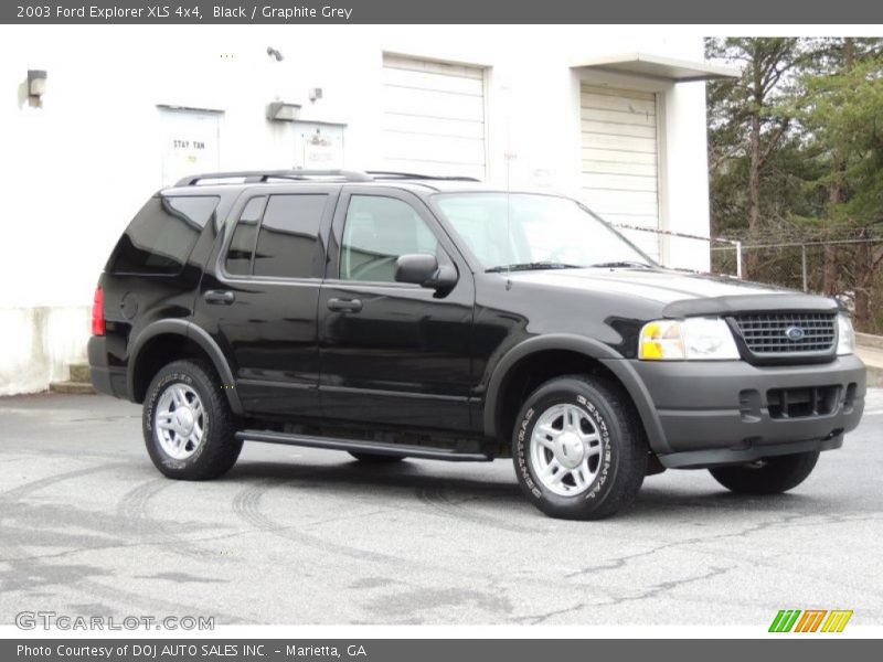 Black / Graphite Grey 2003 Ford Explorer XLS 4x4