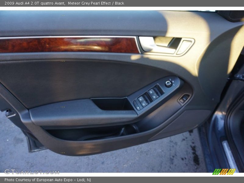 Meteor Grey Pearl Effect / Black 2009 Audi A4 2.0T quattro Avant