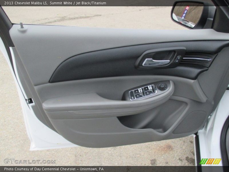 Summit White / Jet Black/Titanium 2013 Chevrolet Malibu LS