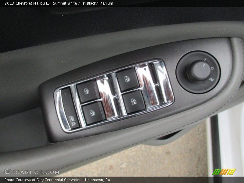 Summit White / Jet Black/Titanium 2013 Chevrolet Malibu LS