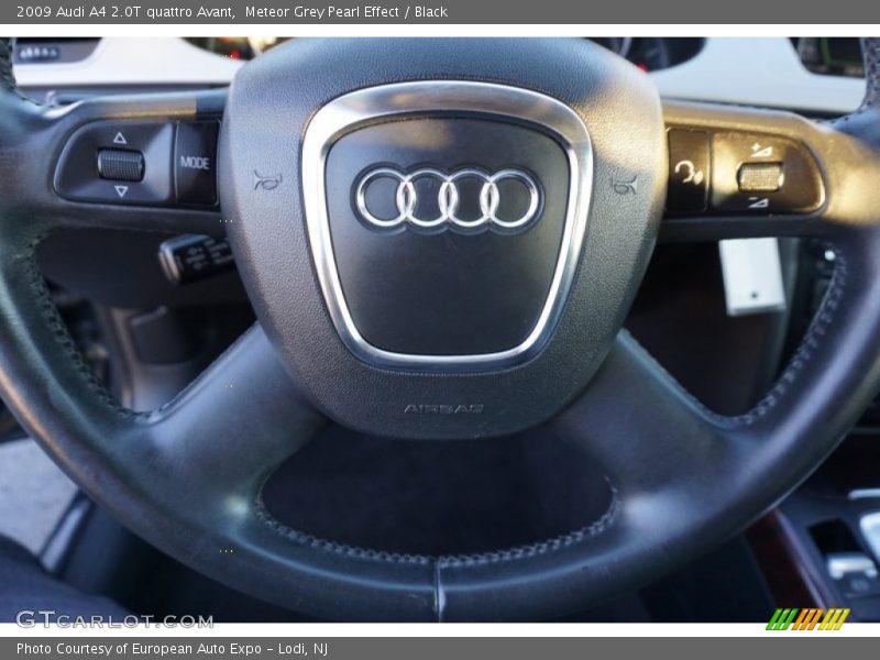 Meteor Grey Pearl Effect / Black 2009 Audi A4 2.0T quattro Avant