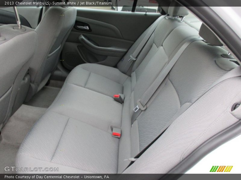 Summit White / Jet Black/Titanium 2013 Chevrolet Malibu LS