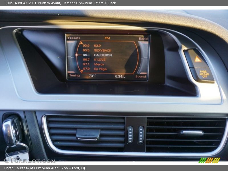 Meteor Grey Pearl Effect / Black 2009 Audi A4 2.0T quattro Avant