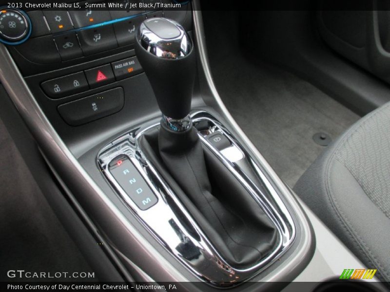 Summit White / Jet Black/Titanium 2013 Chevrolet Malibu LS