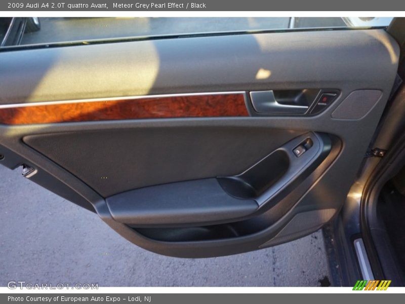 Meteor Grey Pearl Effect / Black 2009 Audi A4 2.0T quattro Avant