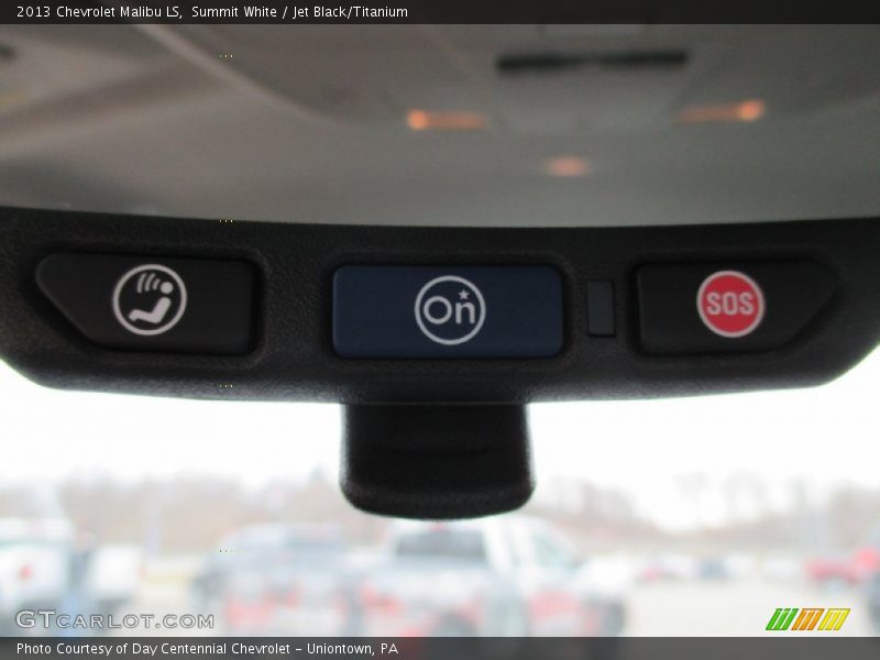 Summit White / Jet Black/Titanium 2013 Chevrolet Malibu LS