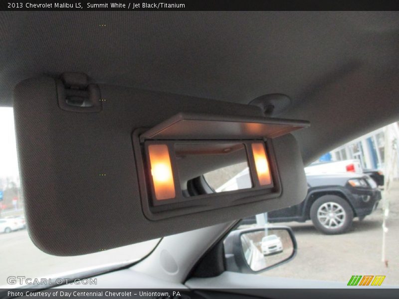 Summit White / Jet Black/Titanium 2013 Chevrolet Malibu LS