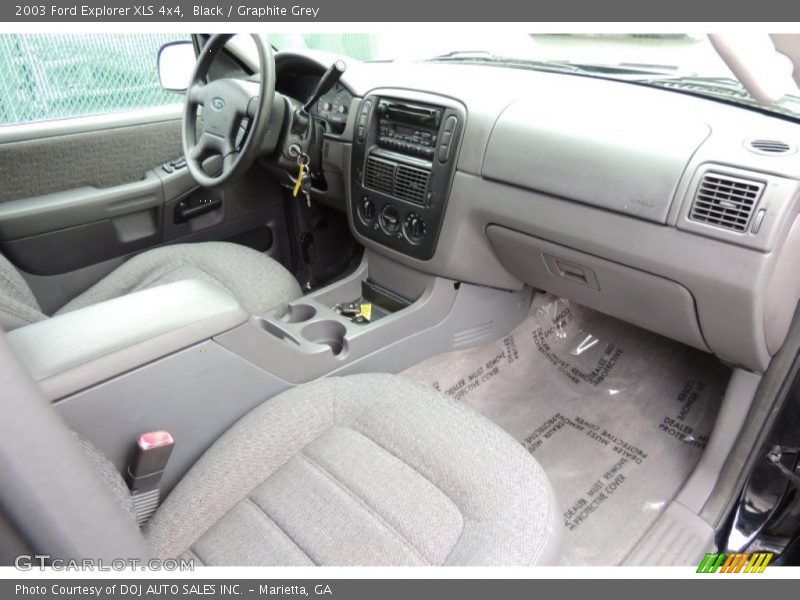 Black / Graphite Grey 2003 Ford Explorer XLS 4x4