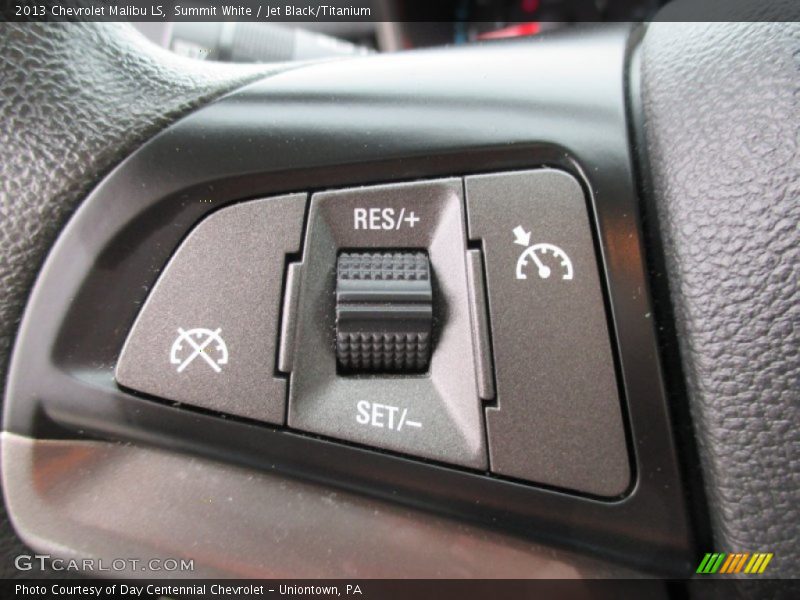 Summit White / Jet Black/Titanium 2013 Chevrolet Malibu LS