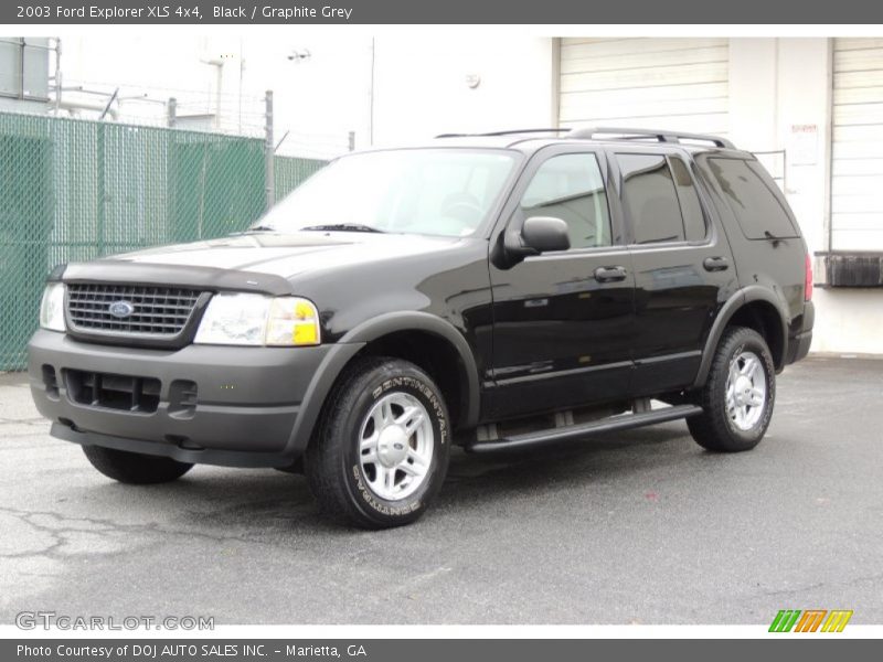 Black / Graphite Grey 2003 Ford Explorer XLS 4x4