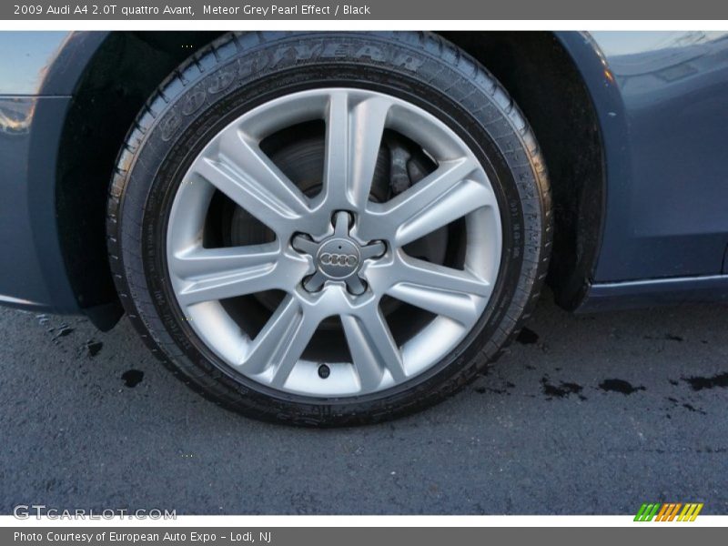 Meteor Grey Pearl Effect / Black 2009 Audi A4 2.0T quattro Avant