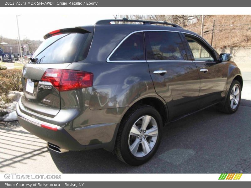 Grigio Metallic / Ebony 2012 Acura MDX SH-AWD