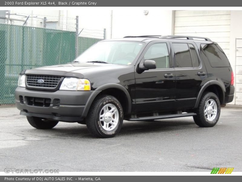 Black / Graphite Grey 2003 Ford Explorer XLS 4x4