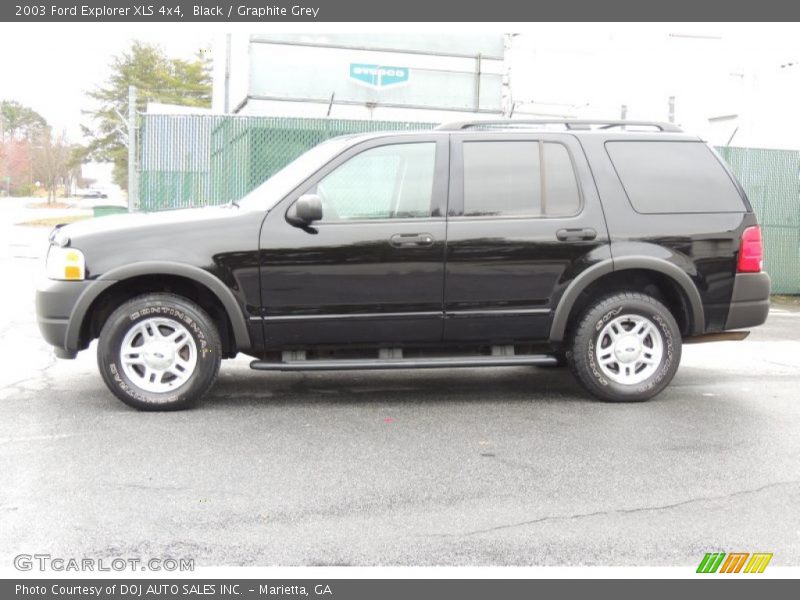 Black / Graphite Grey 2003 Ford Explorer XLS 4x4