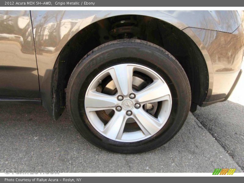 Grigio Metallic / Ebony 2012 Acura MDX SH-AWD